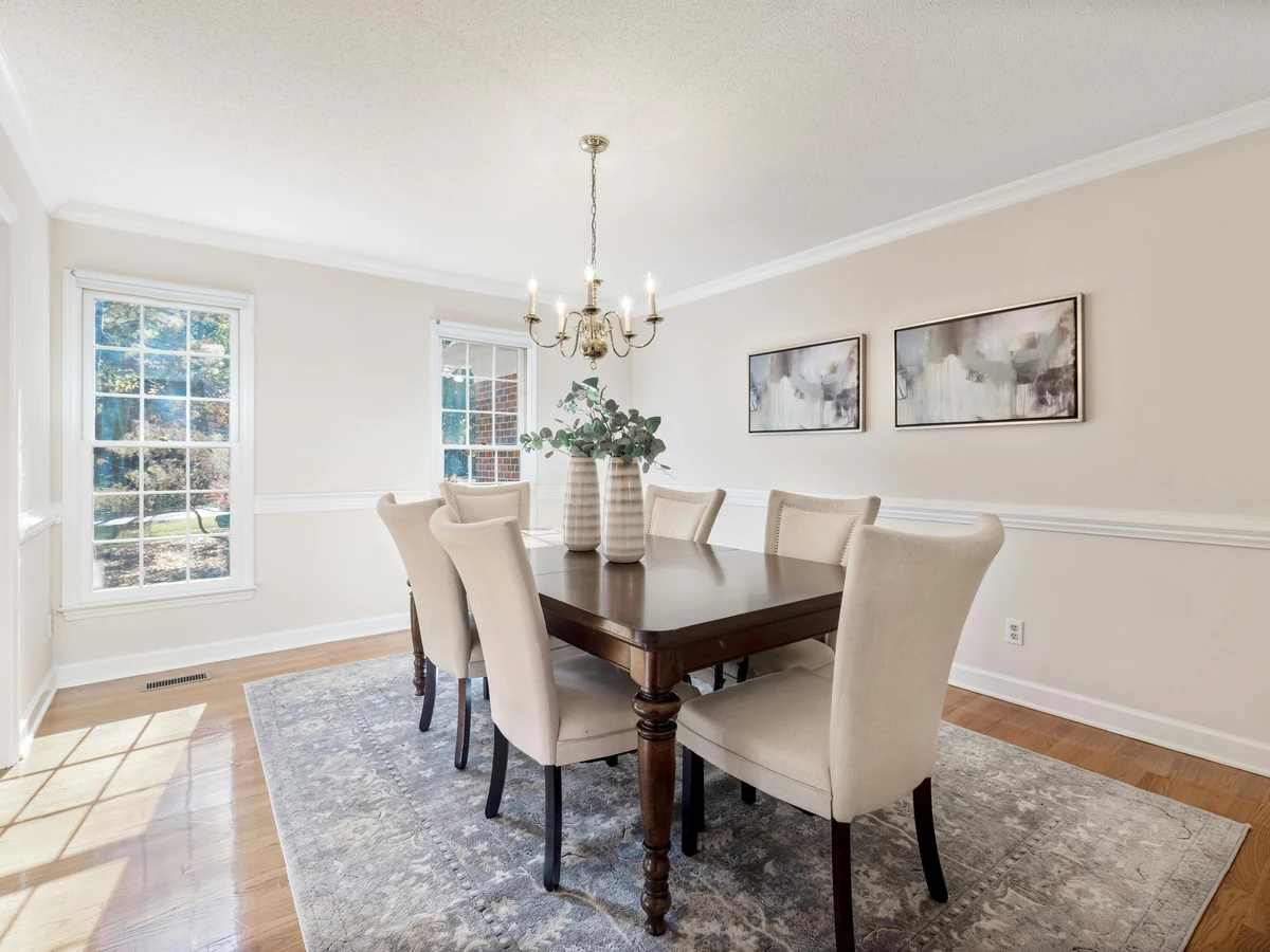Classic dining room painting in York by York Painters, period property