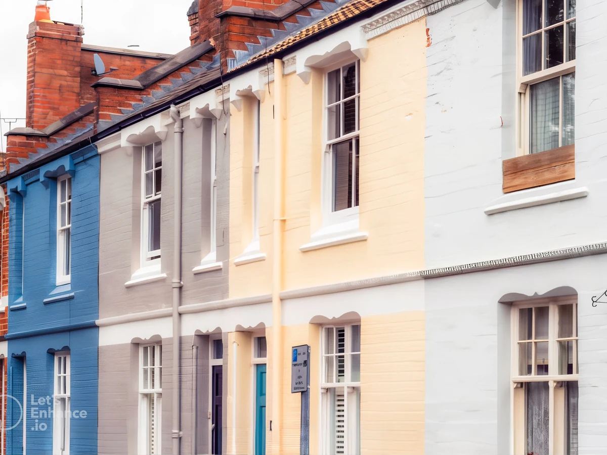 exterior-painting-victorian-terraced-houses-york-painters-2 Victorian terraced houses with painted exteriors in York